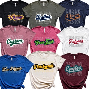 Custom Favorite Team tshirt, Team mascot shirt, School Team Tee, Love Favorite team tee, School Sweatshirt, Custom shirt, Custom Team Hoodie
