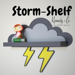 Storm Cloud Tonie Shelf Display | Mini Shelf Series for Tonies