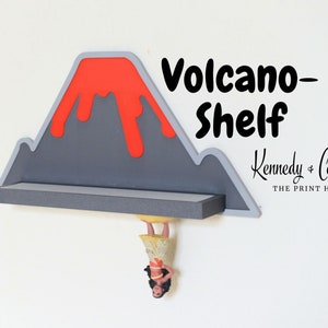 Volcano Tonie Shelf Display | Mini Shelf Series for Tonies