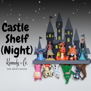 Castle (Night) Tonie Shelf Display | Mini Shelf Series for Tonies