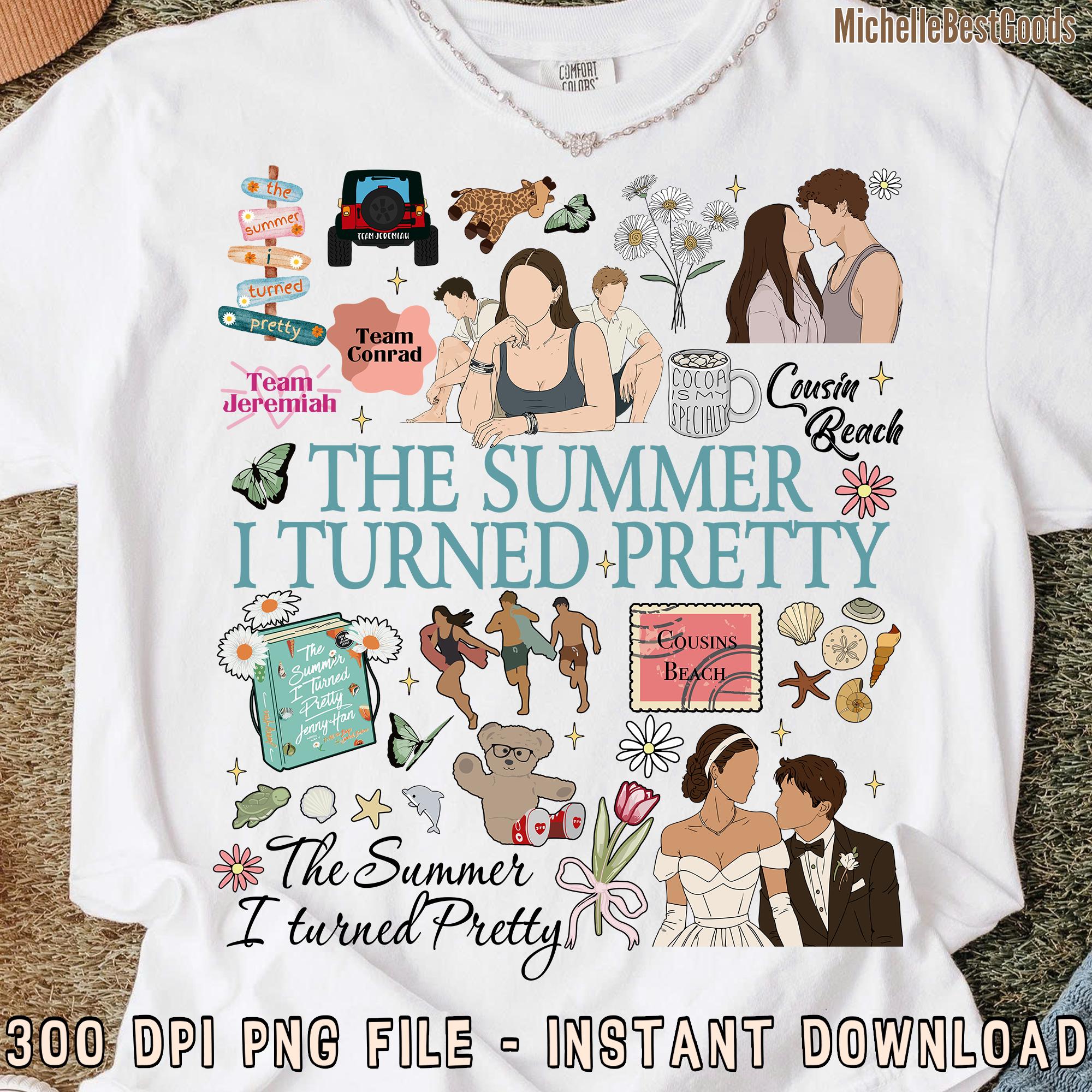 The Summer I Turned Pretty Movie Png, The Summer Png, Team Conrad, Team Jeremiah, Team Belly, I Turned Pretty Movie Png, Instant Download