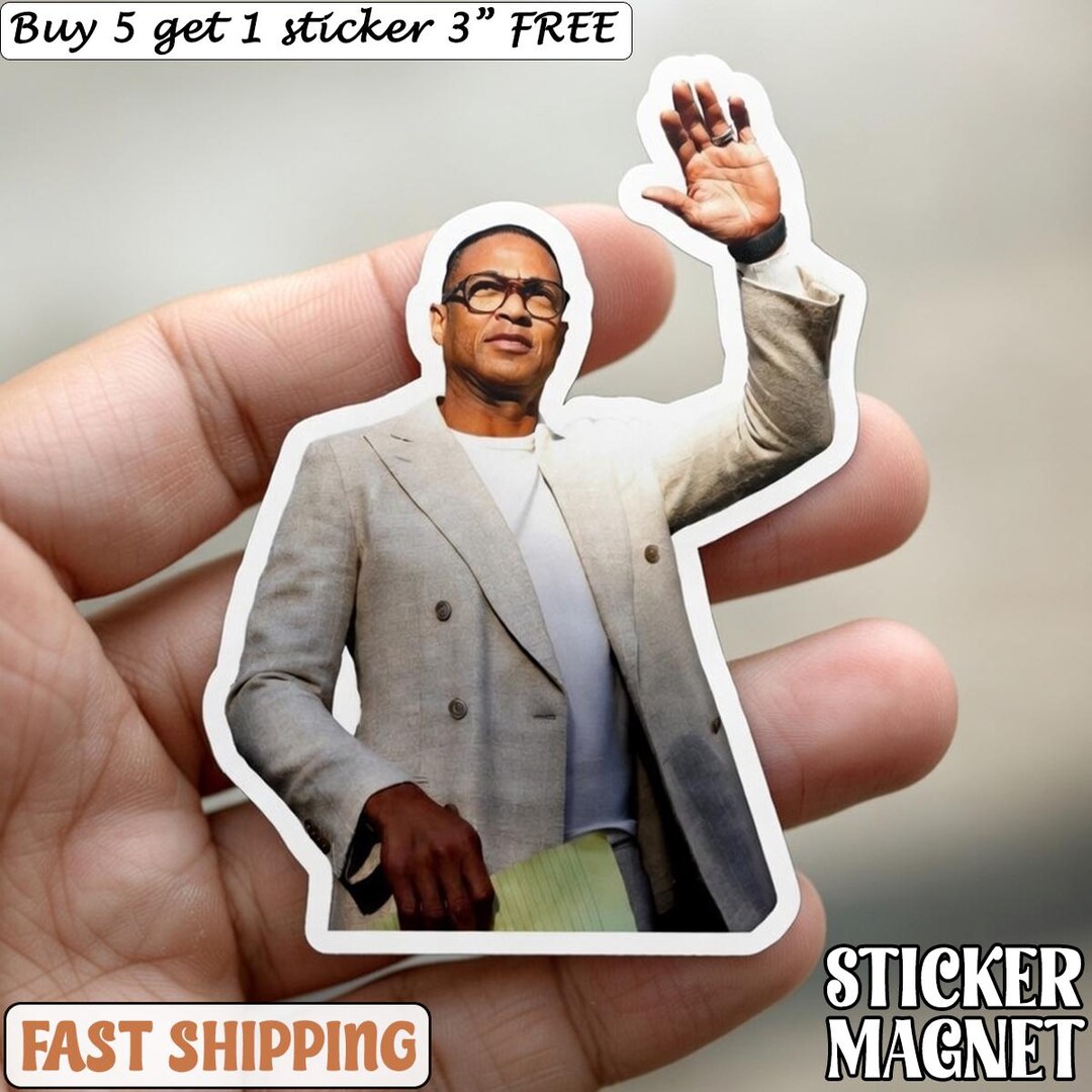 Free Don Lemon Sticker/car Magnet, Protect Freedom of Speech Sticker ...