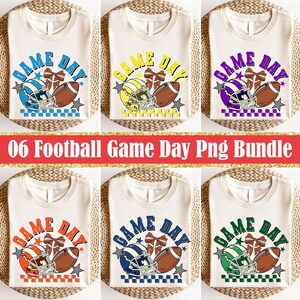 Game Day Bundle Png, Coquette Football Png, Football Season Png, Football Coquette Png, Football Game Day Png Sublimation Designs