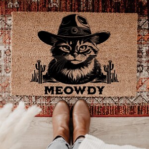 Lustige Cowboy Fußmatte Western Dekor Lustige Türmatte Willkommen Matte Lustige Einweihungsparty Geschenk Hochzeitsgeschenk Neues Zuhause Geschenk für Zuhause