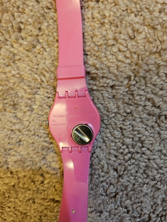 2009 All Pink Swatch Watch, Pre-Owned, In Excelle… - image 4