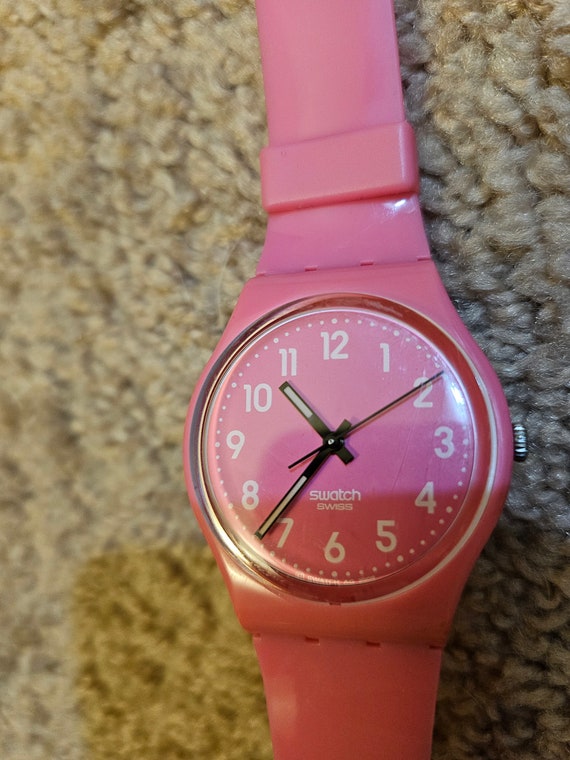 2009 All Pink Swatch Watch, Pre-Owned, In Excelle… - image 1