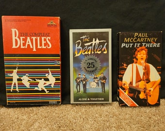 「THE BEATLES LIVE BEST」VHS The Beatles Live VHS Video Paul McCartney John Lennon George