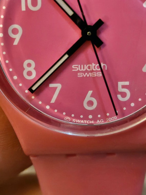 2009 All Pink Swatch Watch, Pre-Owned, In Excelle… - image 7