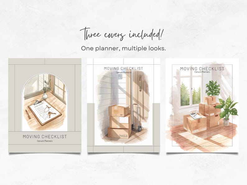 Moving Checklist Printable PDF, Packing Checklist & House Move Timeline ...