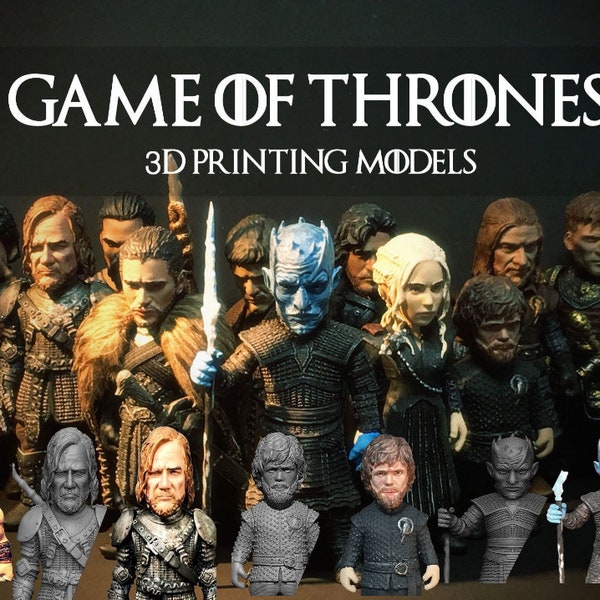 GAME OF THRONES Full Mini Figur Stl Packed Collection