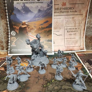 Komplettset: Lifting the Veil Pt l - Adventure Calls | Komplett Set + Abenteuer | DM-Stash |Miniatur| Tabletop |DnD 5e+Abenteuer (Teil 1/3)