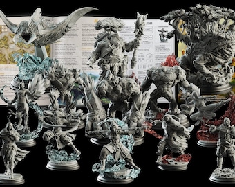 Komplettset DnD 5e: War of the Elements - The Rupture Pt. 1/3 |Abenteuer+Figuren|DM-Stash|Abenteuer|Minis|Kampagnen Modul|Dungeon&Dragons