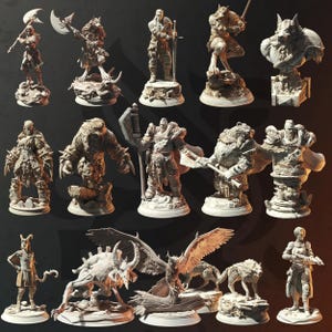 Set completo "Call of the Moon - The Falling Moon Saga Parte 1 di 3" | Avventura livello 5-7 | Miniature DM-Stash per gli appassionati di DnD 5e e giochi di ruolo!