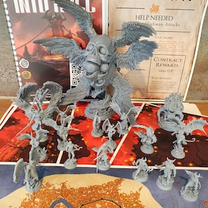 Set completo 01.2025 - Piedi prima all'inferno | Avventura Lv 7-8 | DM Stash |Miniature|Da tavolo | |DnD 5e+Avventure (stampato)