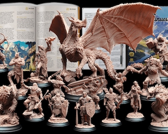 Komplettset:Adventure Continues|Abenteuer+Figuren+Karten+MonsterDaten|DM-Stash|DnD 5e+Abenteuer|Minis|Kampagnen Modul|Dungeon&Dragons