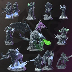 Set completo "The Thawing Dead - The Falling Moon Saga Parte 2 di 3" | Avventura Livello 8 - 10 | Miniature DM-Stash per gli appassionati di DnD 5e e giochi di ruolo!