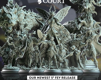 Komplettset "The Fey Court-Finders-Keepers |Abenteuer Lvl 3-5|DM-Stash Miniaturen DnD 5e & RPG-Fans!