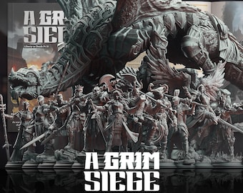 Komplettset "Liberty or Death Pt III – A Grim Siege" | Tabletop-Abenteuer Lvl 7-8 | DM-Stash Miniaturen für DnD 5e & RPG-Fans!