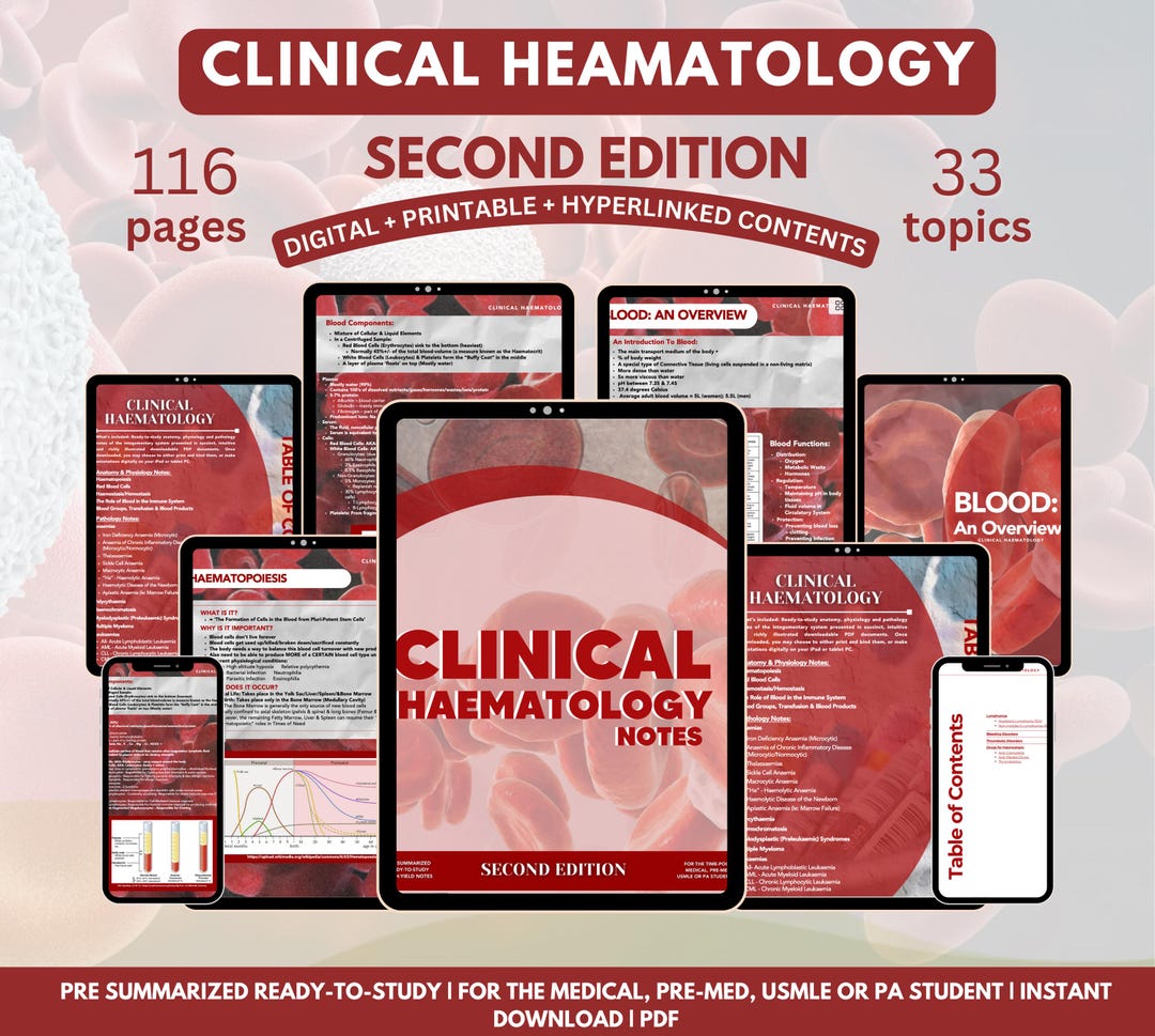Hematology Notes.pdf Clinical Haematology Notes Second Edition Flipbook Digital Download PDF ...