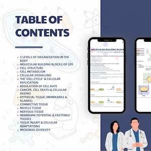Cell Biology & Biochemistry Bundle, Digital Download PDF File Study ...