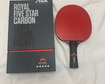 Tiga royal 5 star carbon table tennis racket