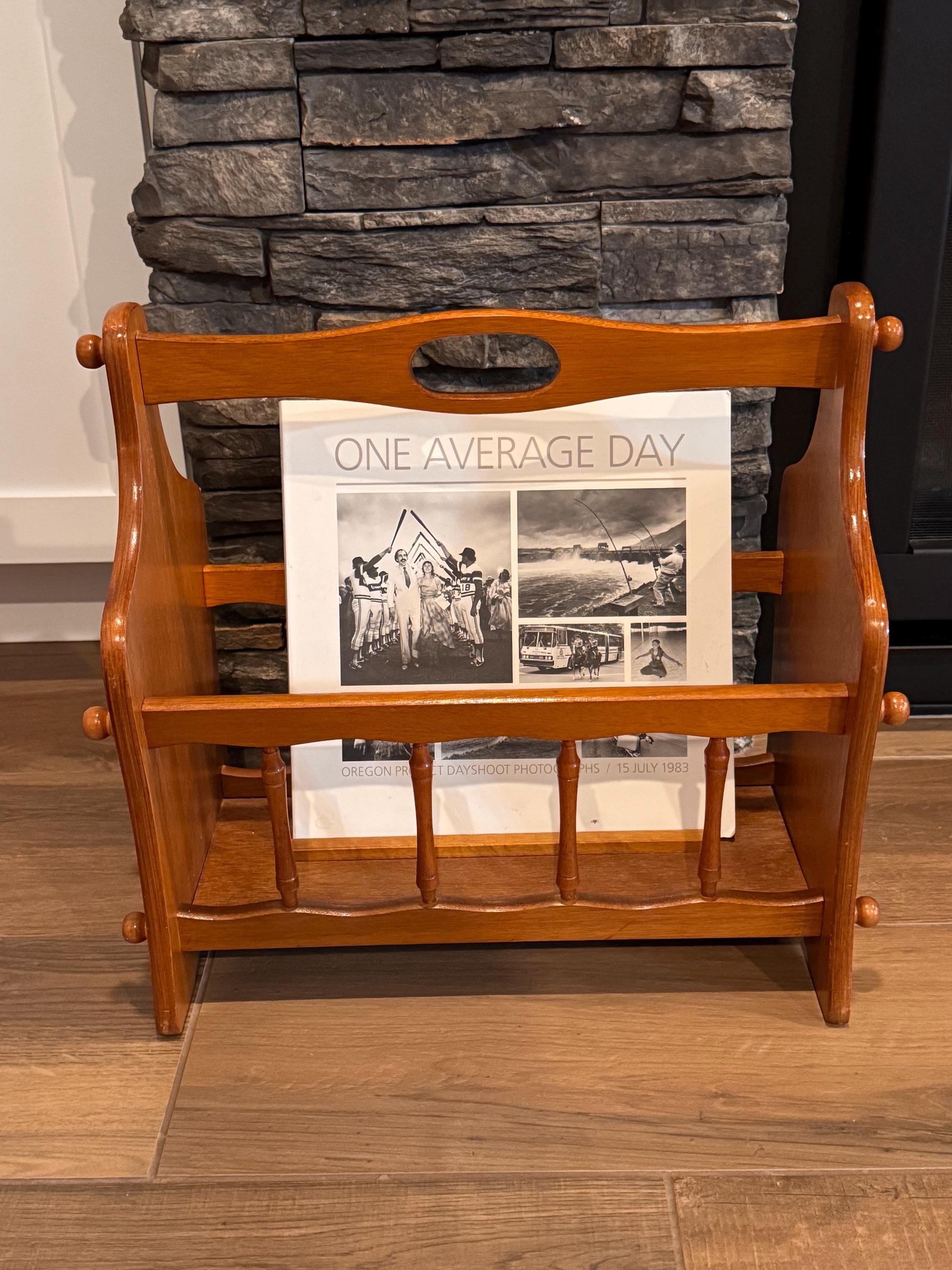 Vintage Magazine Rack - Etsy