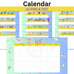 Calendrier des jalons | Invitation baby shower | de remerciements | Autocollants mignons | Cartes bébé étape importante | Album pour bébé | Livre de prénoms pour bébé | Cadres