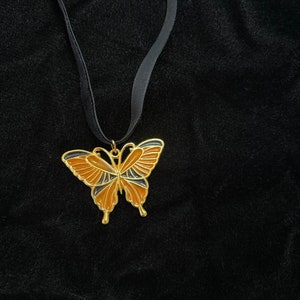 Monarch Butterfly Inspired Necklace