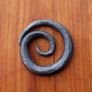 Wrought iron spiral pendant