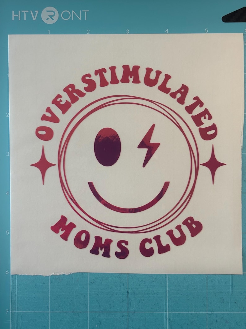 Antisocial ,Overstimulated moms club vinyl decals image 3