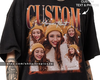 Custom Bootleg Rap Tee, custom bootleg shirt, custom photo shirt, custom your own bootleg shirt, custom bootleg, husband christmas gift