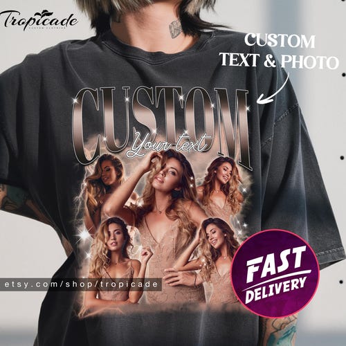 Custom Bootleg Rap Tee, Custom Bootleg Shirt, Custom Photo Shirt