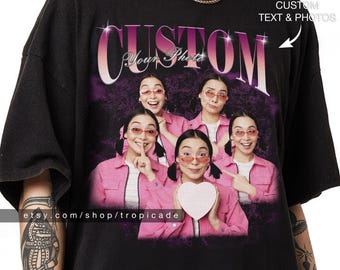 Custom Bootleg Rap Tee, custom bootleg shirt, custom photo shirt, custom bootleg, custom your own bootleg shirt, husband christmas gift