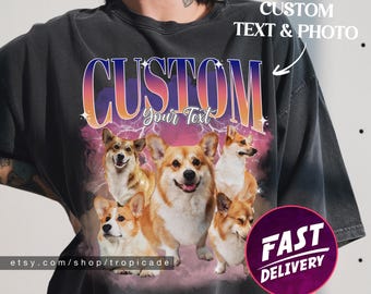 Custom Bootleg Rap Tee, pet custom t shirt, custom your own bootleg shirt, custom bootleg shirt, husband christmas gift, custom photo shirt