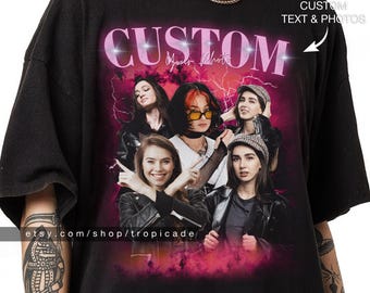 Custom Bootleg Rap Tee, Custom Bootleg Shirt, Custom Photo Shirt
