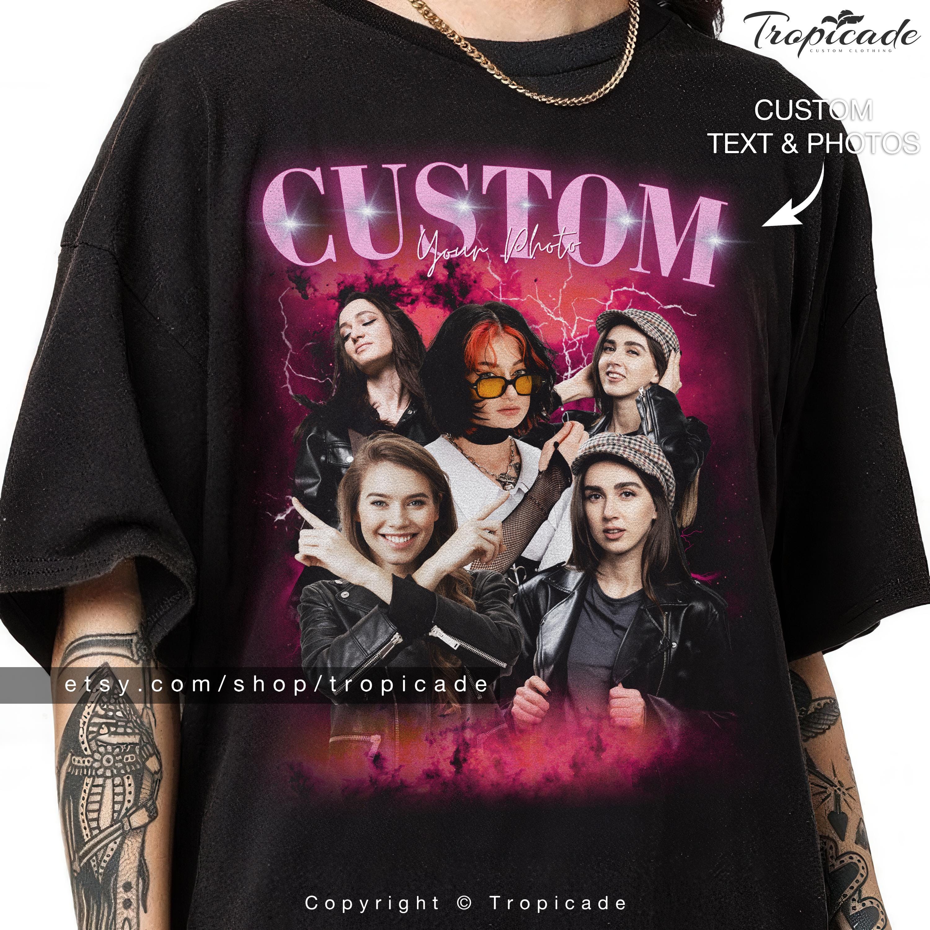 Custom Bootleg Rap Tee, Custom Bootleg Shirt, Custom Photo Shirt