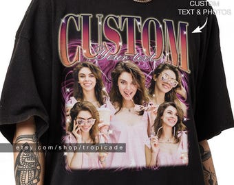 Custom Bootleg Rap Tee, custom bootleg shirt, custom your own bootleg shirt, custom photo shirt, custom bootleg, husband christmas gift