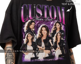 Custom Bootleg Rap Tee, husband christmas gift, custom bootleg shirt, custom photo shirt, bootleg rap tee, custom your own bootleg shirt