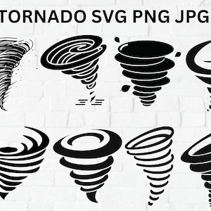 Tornado SVG Bundle, Storm SVG Bundle, Tornado Clipart, Tornado SVG Cut Files for Cricut, Wind Svg, Hurricane Svg Png, Typhoone Svg Png