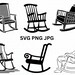 Rocking Chair, Chair Monogram Svg, Rocking Chair Svg, Chair Svg, Chair ...