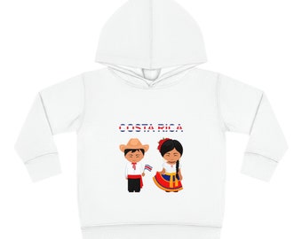 Toddler Pullover Fleece Hoodie- Costa Rica