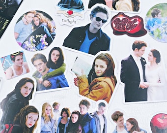 Pegatinas de Crepúsculo, 32 unidades por paquete, resistentes al agua, del equipo Edward y de los vampiros.
