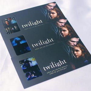 Twilight Filmstrip / Fotostrip / Filmscène / Bladwijzer / Vampieren