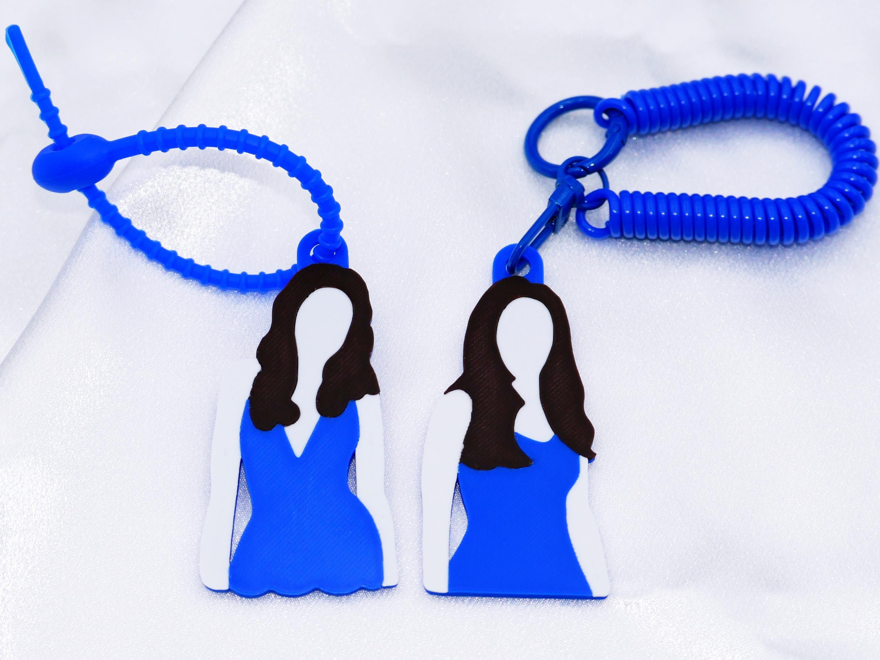 Twilight Bella Swan & Bella Cullen keychain / Bella prom dress / Original Design