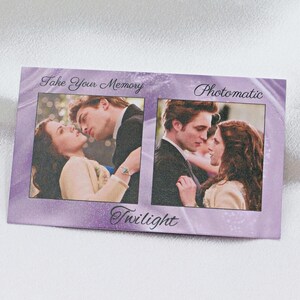 Fotokort med klassisk romantisk filmscen från Twilight, souvenir- och samlarfotokort, merchandisepresent