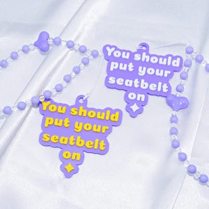 Twilight You should put your seatbelt on keychain / Car Accessories / Bag Charm / Original Design