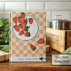 Diário de receitas personalizado | Livro de receitas personalizado para presente de família | Livro de receitas em branco com dicas, conversões e anotações | Espiral ou capa dura
