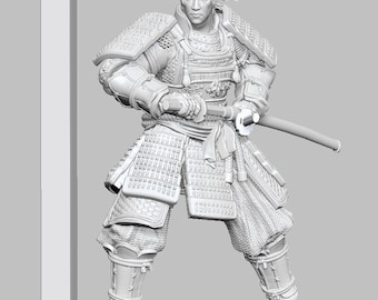 3D Samurai Warrior Print Files: Hannya STL (Digital Download)