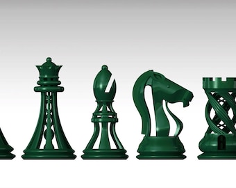 Modello 3D di una scacchiera: file STL pronti per la stampa.
