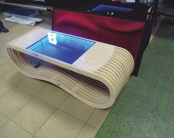 CNC Wooden Coffee Table Files, Laser Cut (dxf, cdr, dwg, pdf)